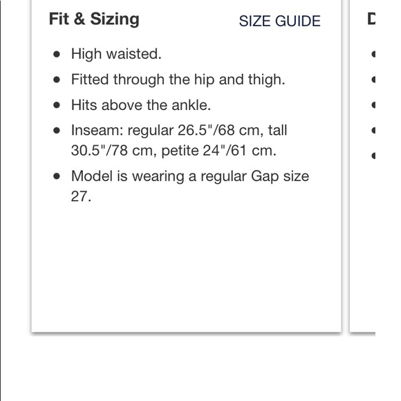 Gap high destructed rise cheeky straight jeans 27โ - Picture 8 of 9